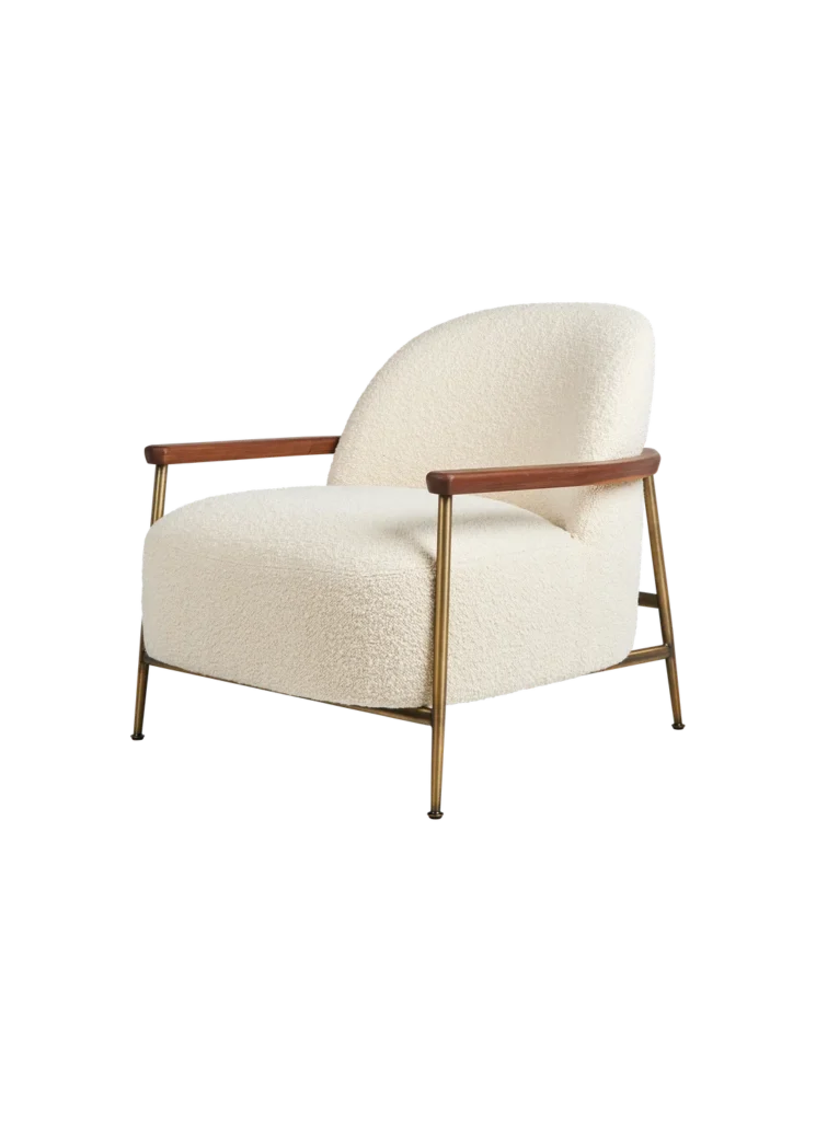 SEJOUR LOUNGE CHAIR WITH ARMRESTS