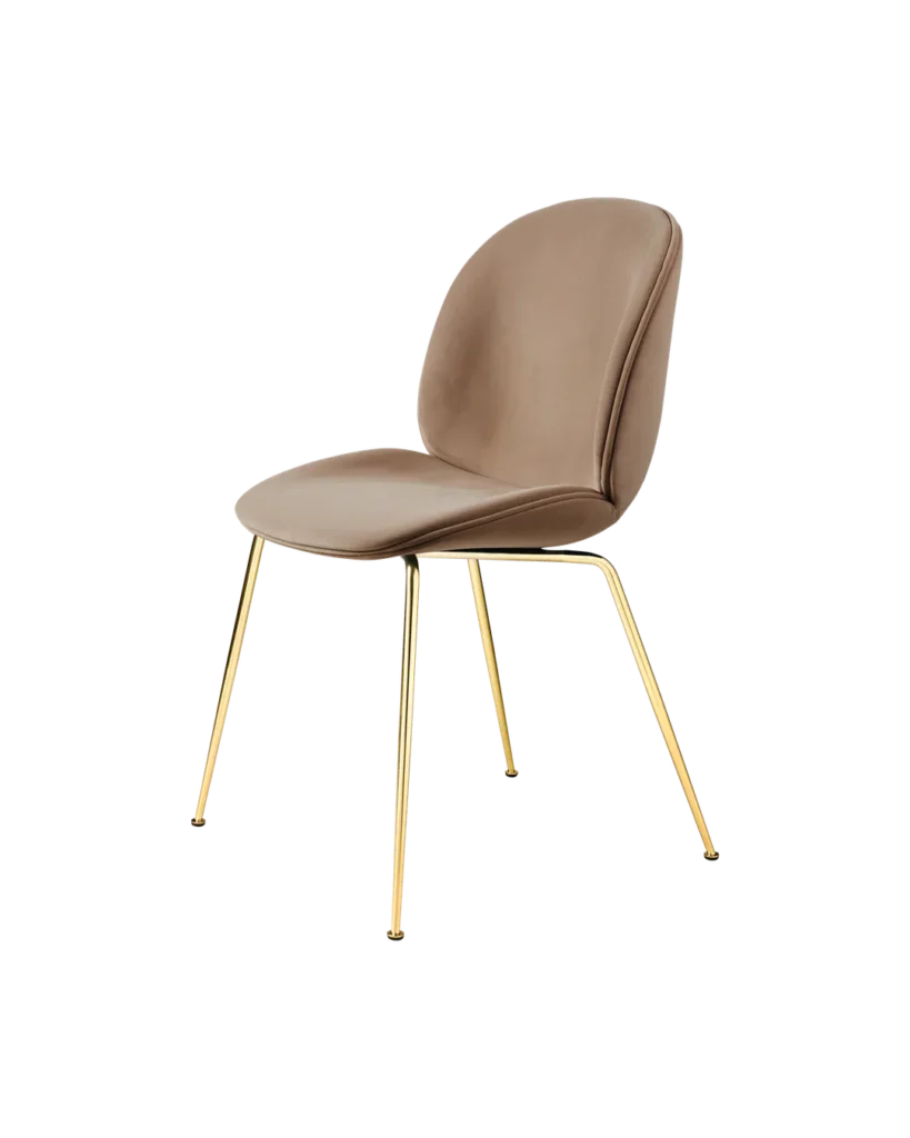BEETLE DINING CHAIR – UPHOLSTERED – CONIC