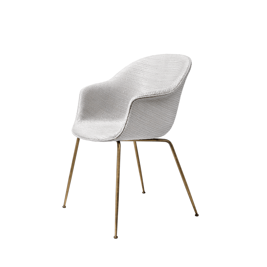 BAT DINING CHAIR – UPHOLSTERED – CONIC BASE