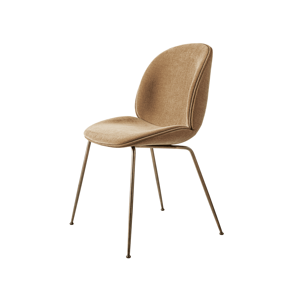 BEETLE DINING CHAIR – UPHOLSTERED – CONIC