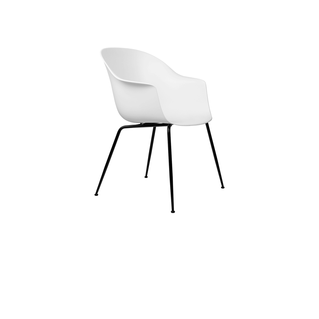 BAT DINING CHAIR UNUPHOLSTERED – CONIC BASE