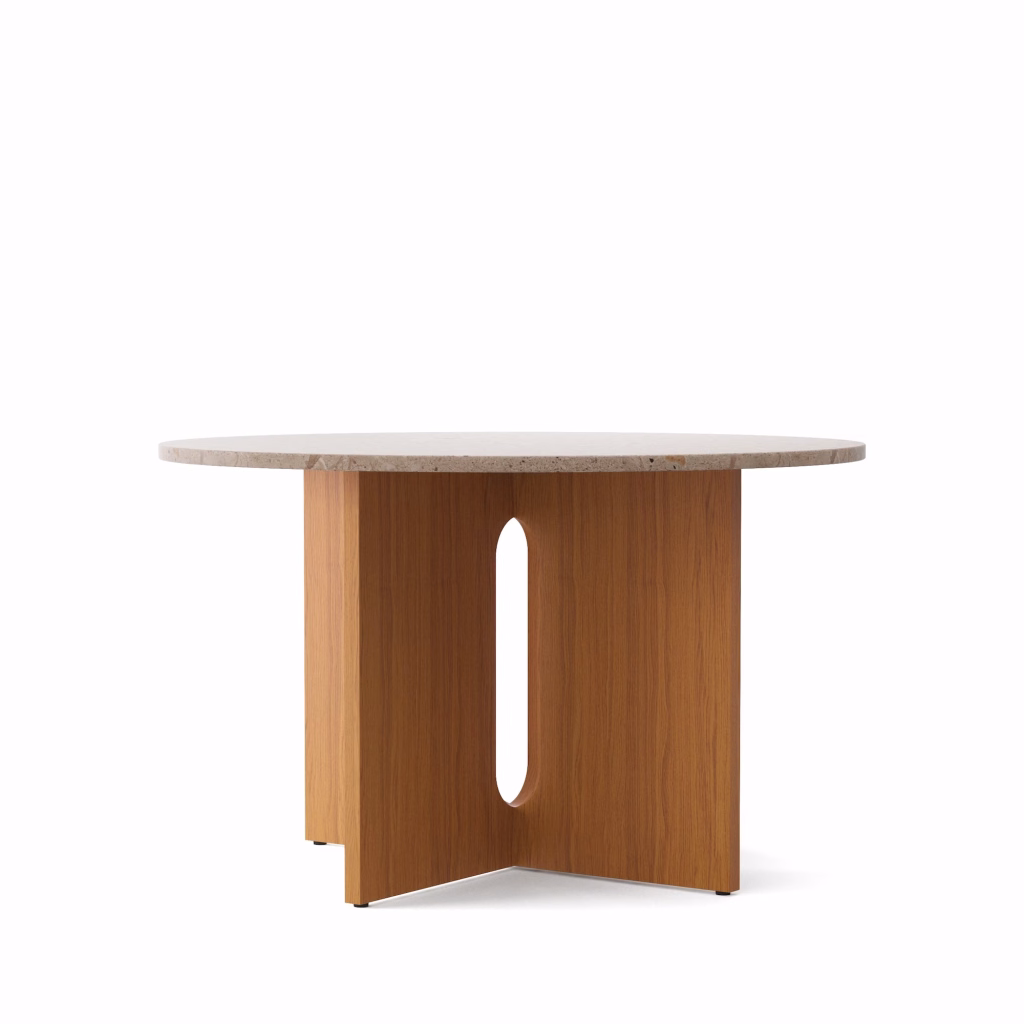 ANDROGYNE DINING TABLE – ROUND – STONE