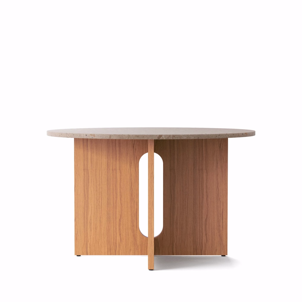 ANDROGYNE DINING TABLE – ROUND – STONE