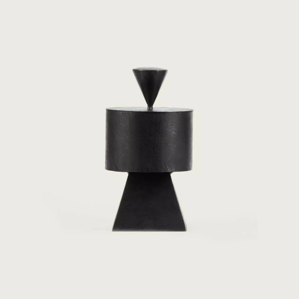 VASE SANKOFA CYPRES DE NOIR SMALL H21CM