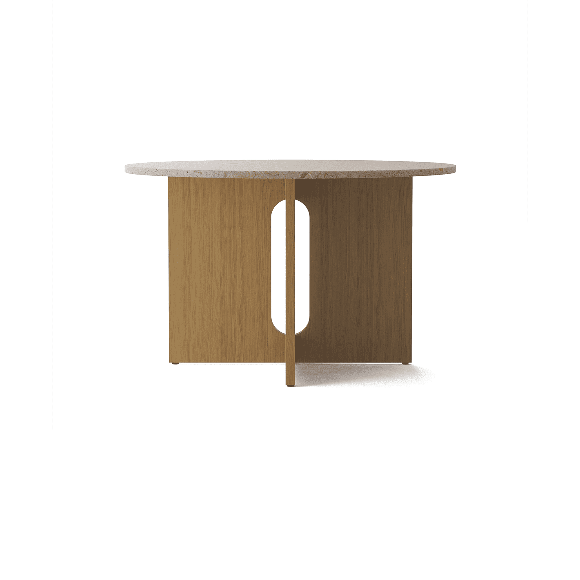 ANDROGYNE DINING TABLE – ROUND – STONE