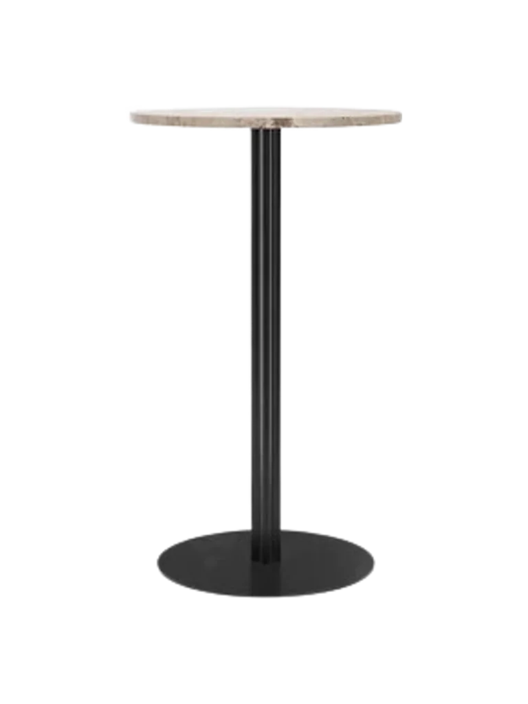 HARBOUR COLUMN BAR TABLE – ROUND – STONE