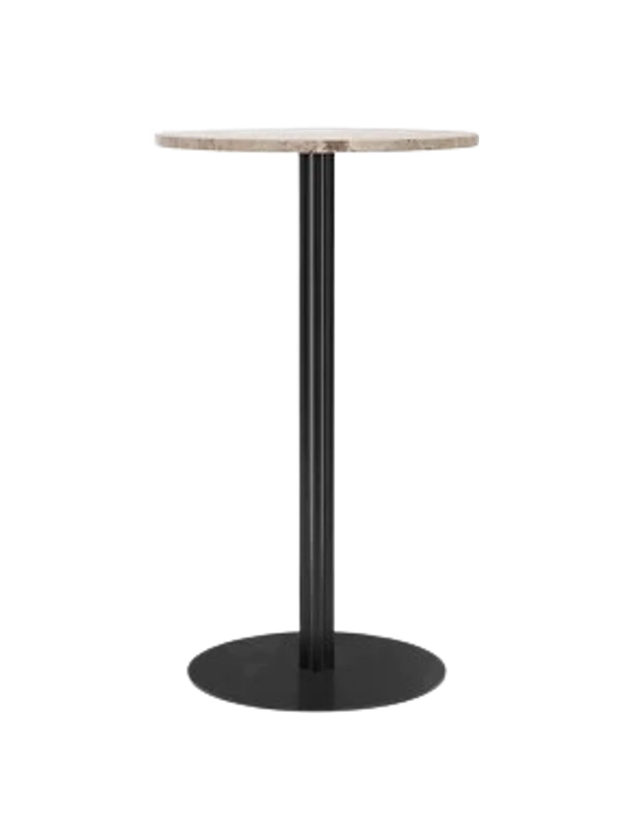 HARBOUR COLUMN BAR TABLE – ROUND – STONE