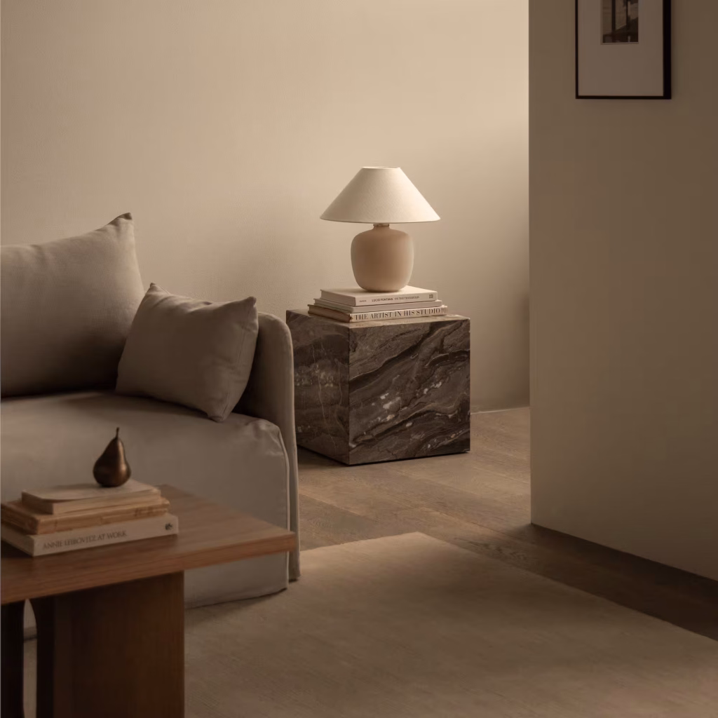 PLINTH CUBIC SIDE TABLE