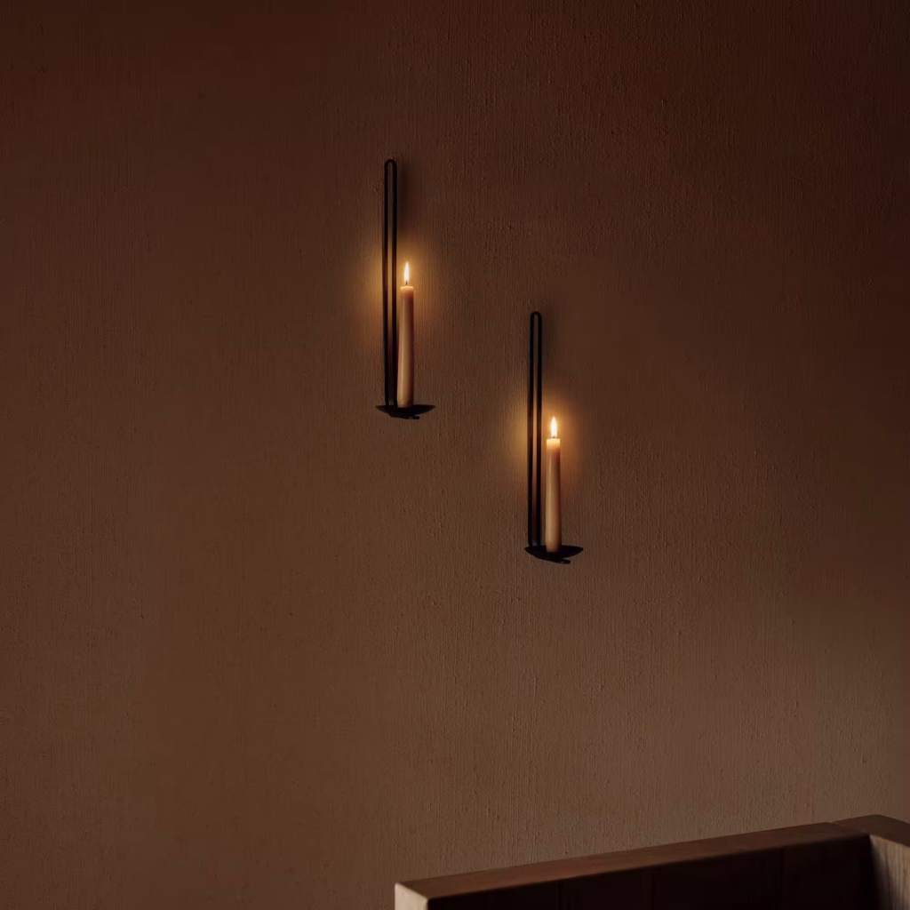 CLIP CANDLE HOLDER – WALL