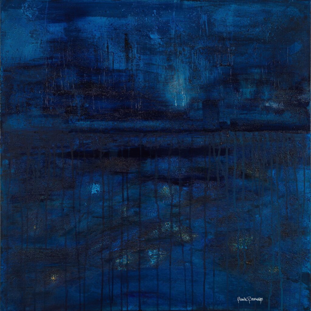 MIDNIGHT IN THE CITY PAINTING