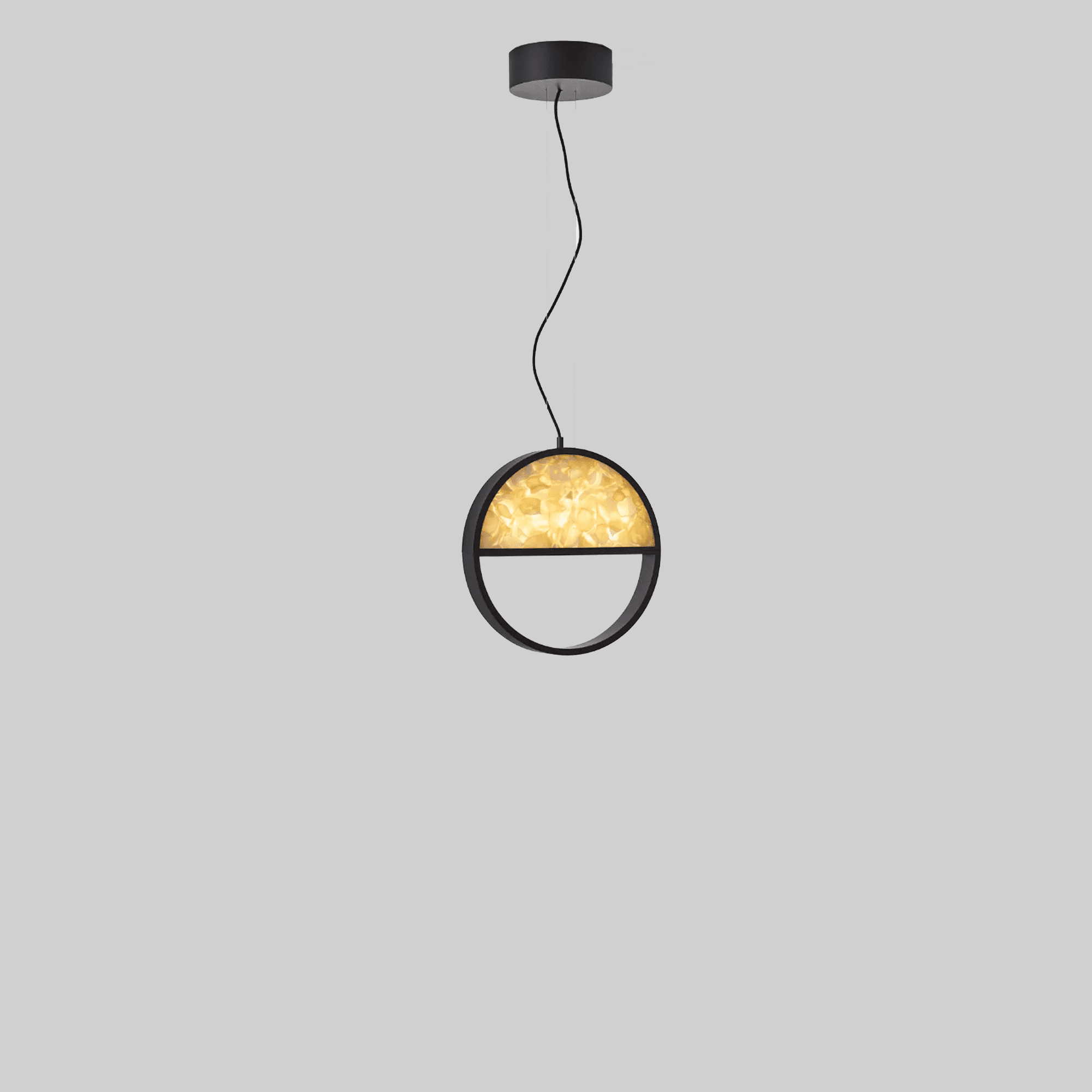 GEOMETRIC CIRCLE PENDENT