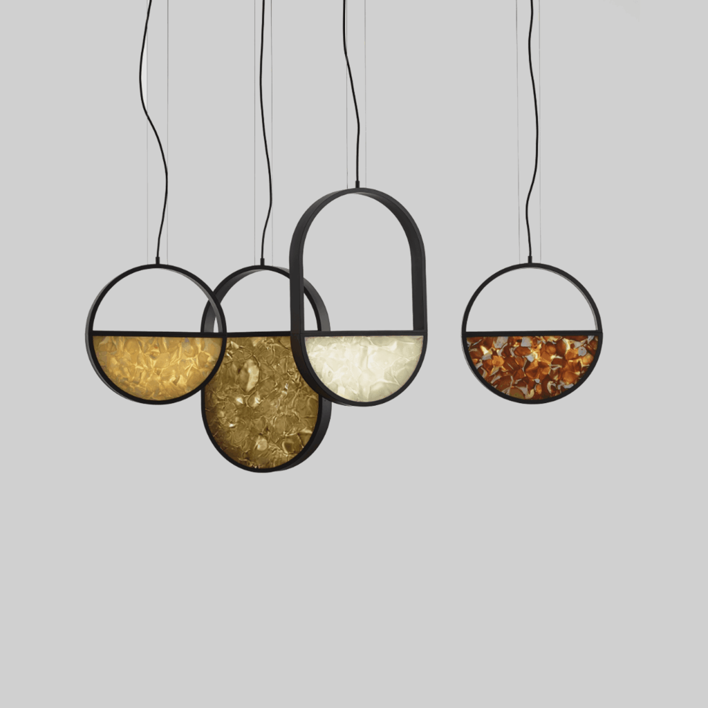 GEOMETRIC CIRCLE PENDENT