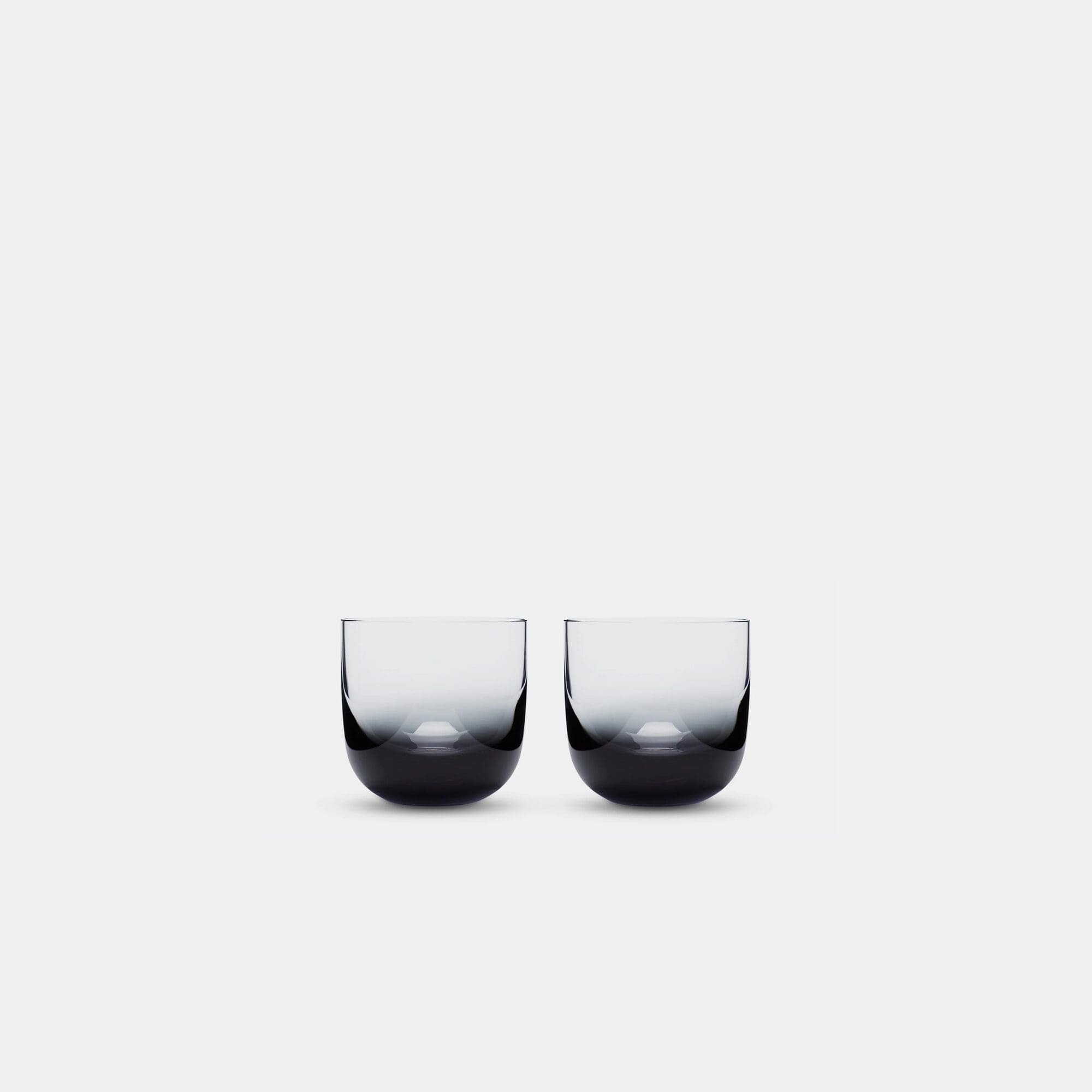 TANK WHISKY GLASSES SET 2 BLACK