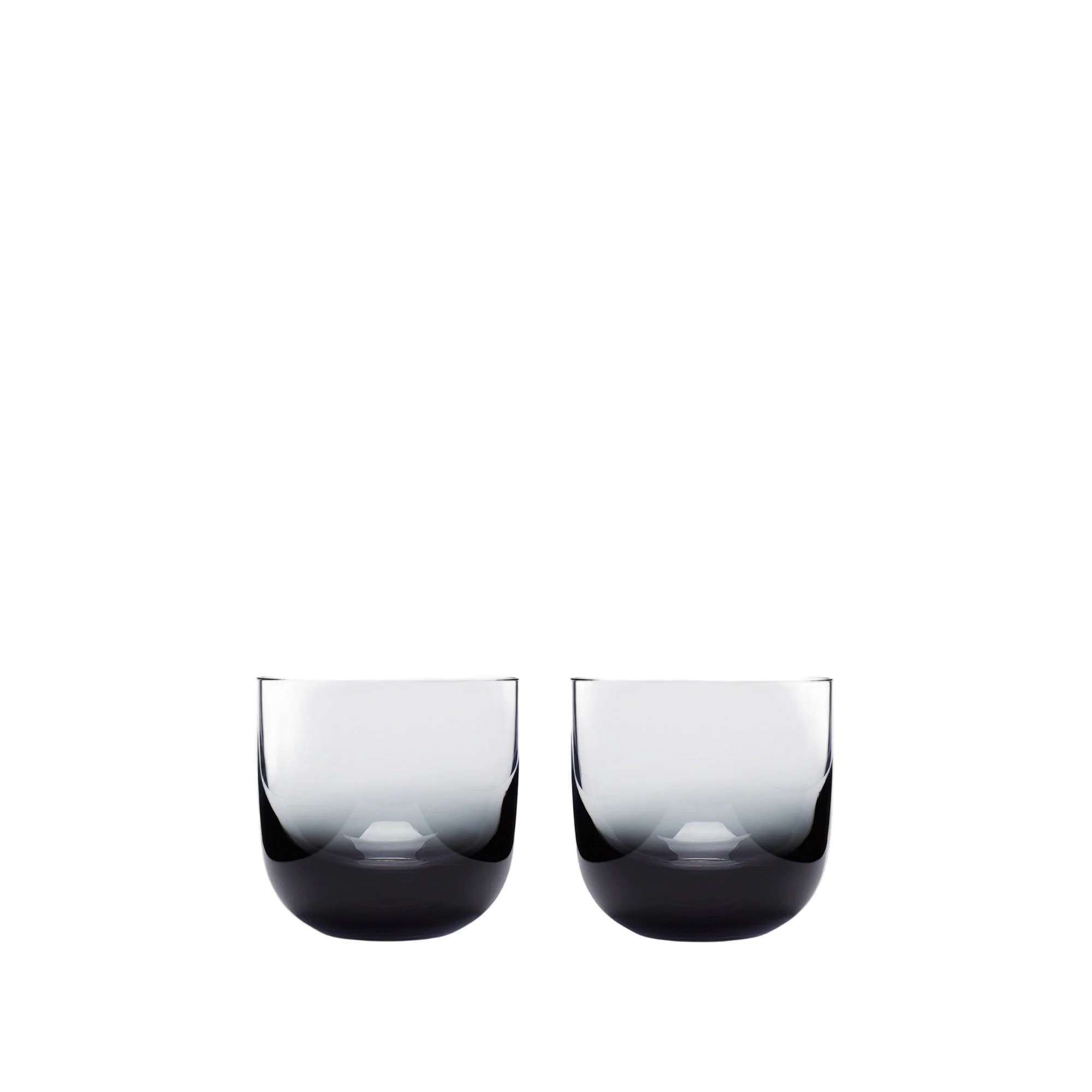 TANK WHISKY GLASSES SET 2 BLACK