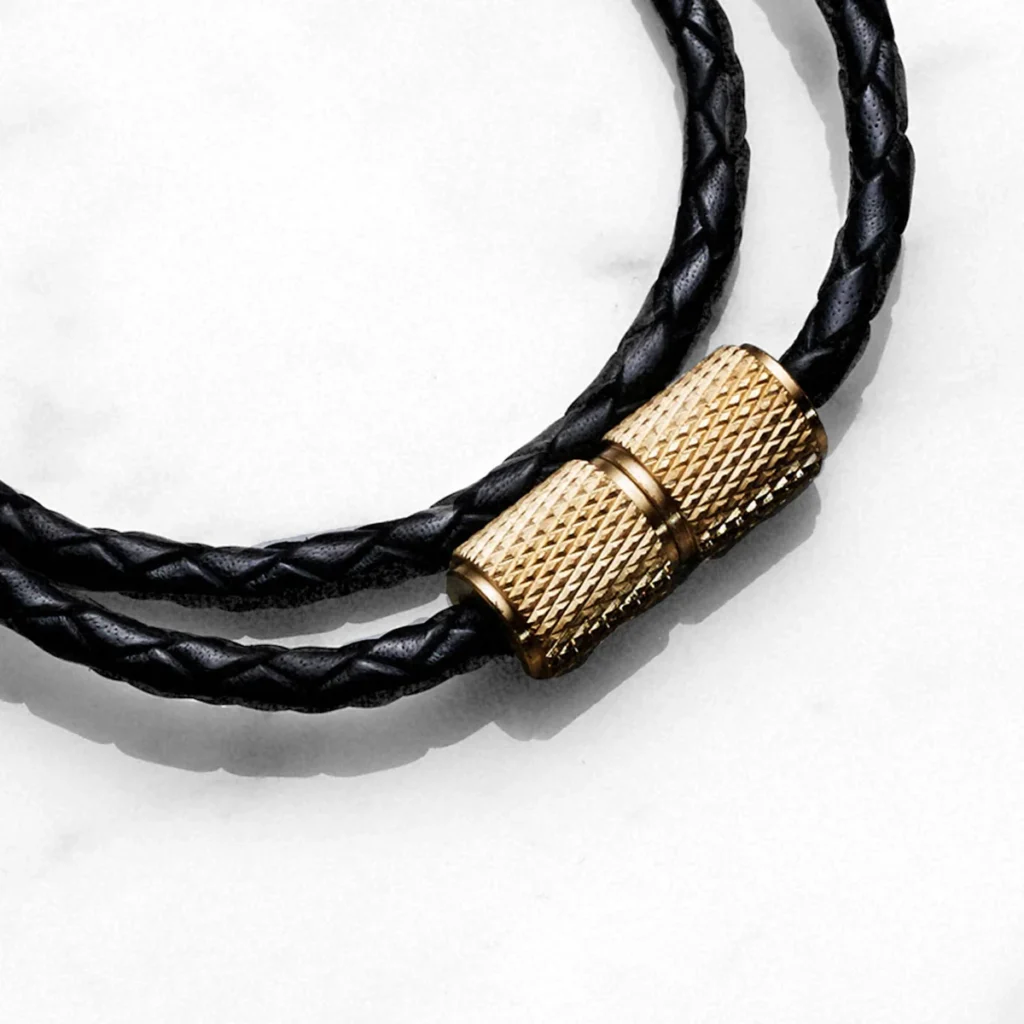 DOUBLE BRACELETE 36MM FEMALE BRASS